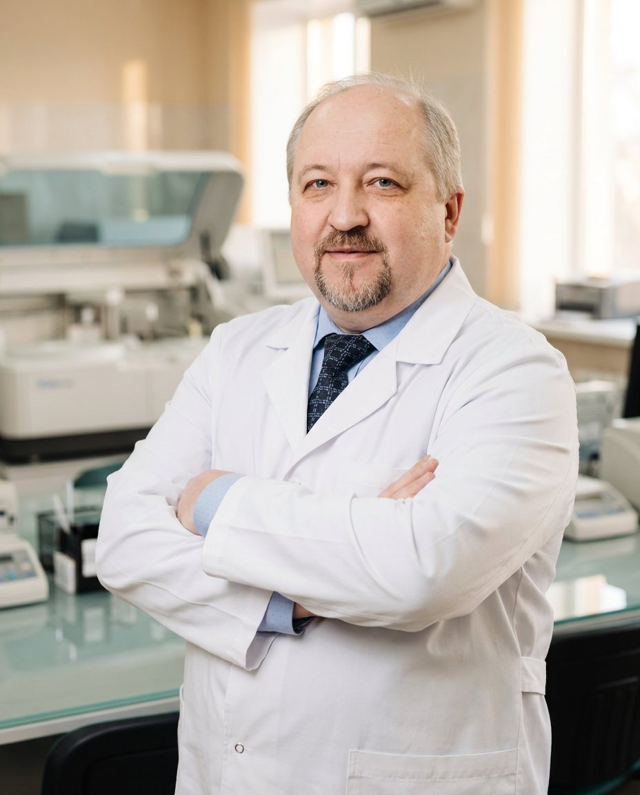 Олександр Чуваков, експерт з менеджменту якості медичних лабораторій, у лабораторії